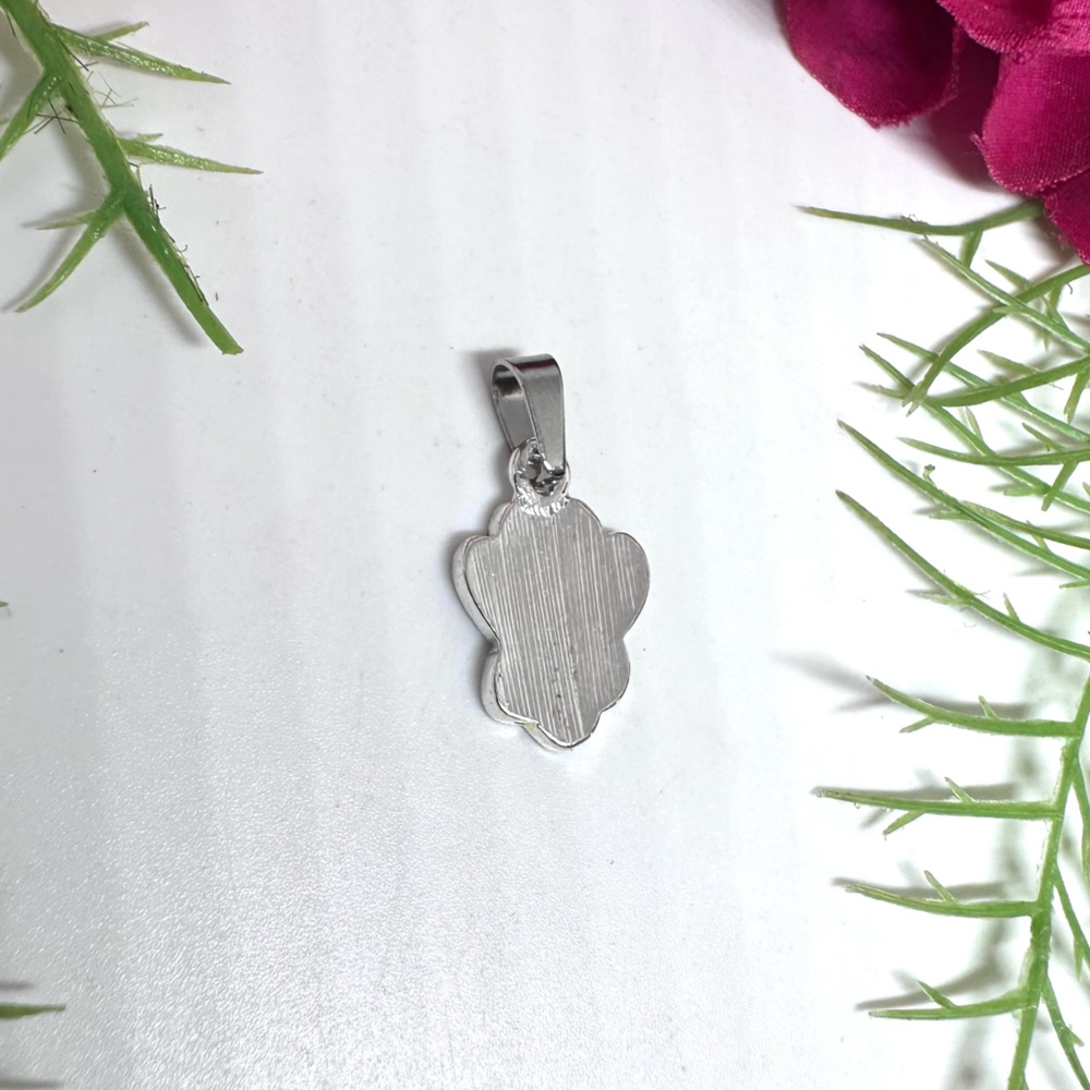 NEW⚜️ Silver Plated Paw Print Pendant Charm - Picture 3 of 5